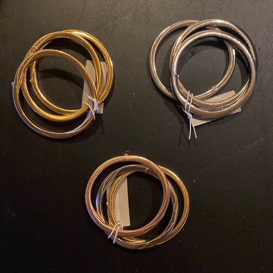 MK- Wire Coil Stretch Bracelets (Gina B’s)