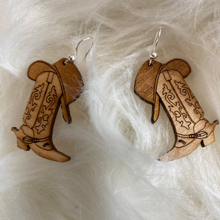 Boot Scooting Earrings (Gina B's)