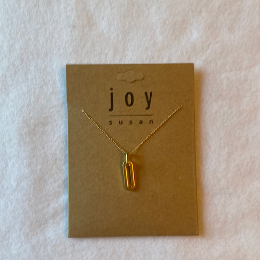 Joy - Gold Mini Link Pendant Necklace (Gina B's)