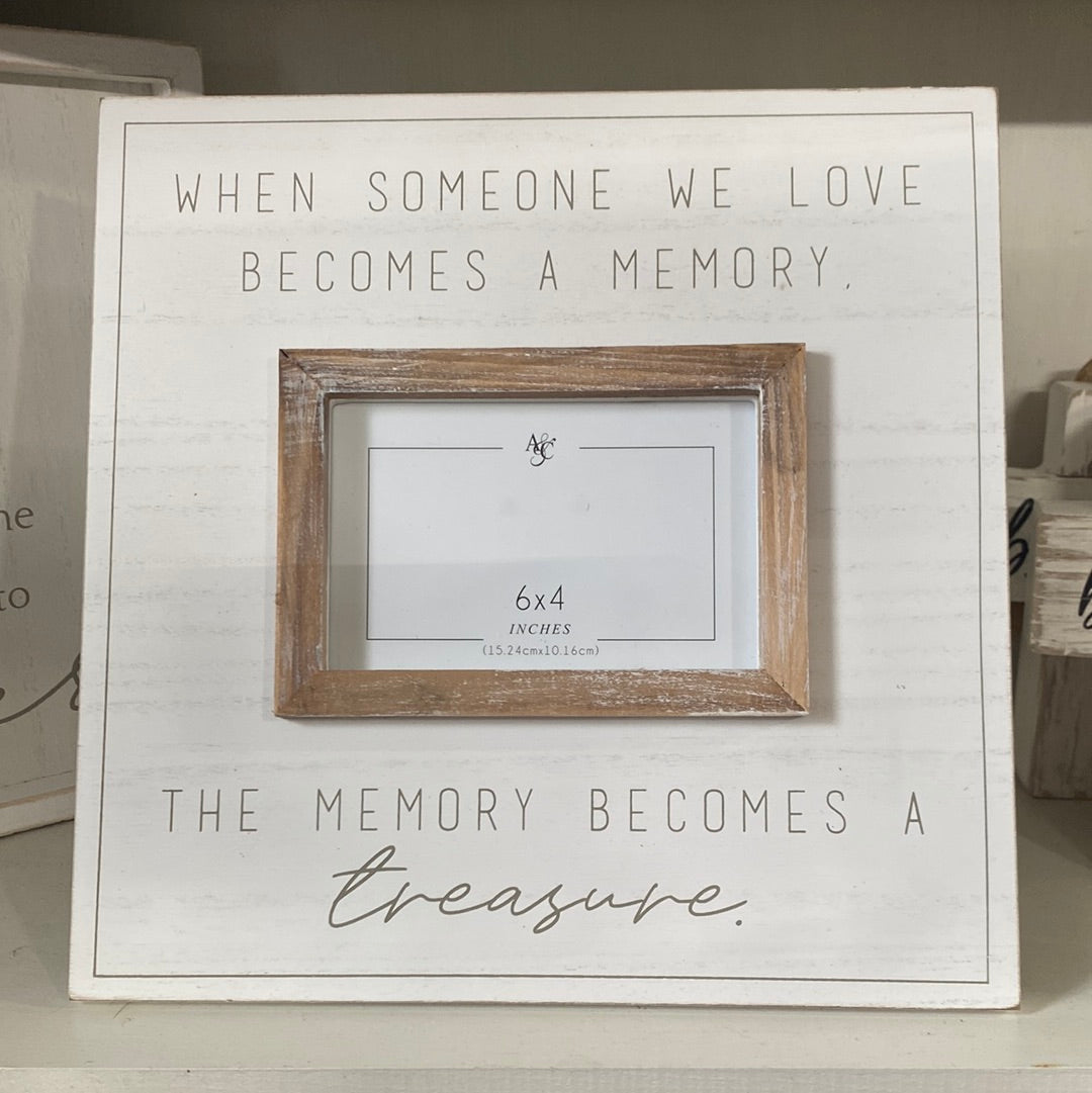 A&C - Memory Becomes a Treasure Frame (Gina B’s)