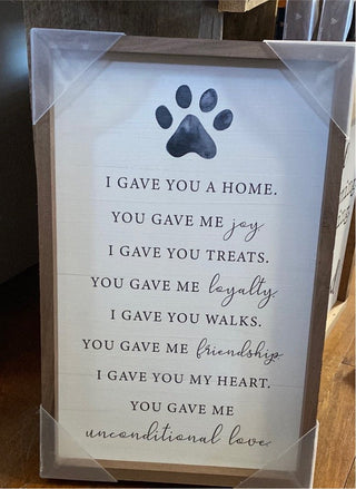 SN - I Gave You A Home Paw(Gina B’s) - All About Me Boutique