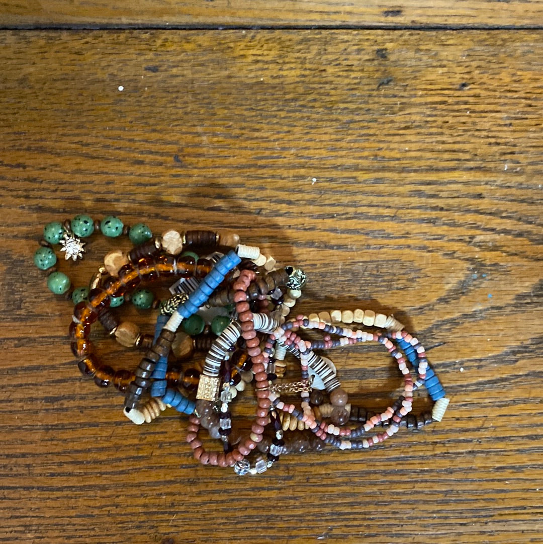 Multi color stack bracelet (Gina B’s)