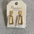 MK-Pearl White and Gold Earring (Gina B’s)