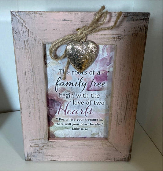 The Roots of a Family Tree Picture Frame  (Gina B’s)