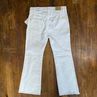 May - Girls White Denim Cropped Jeans (Just Kidding Around) - All About Me Boutique